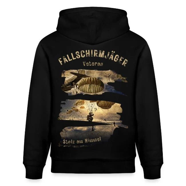 Finales Hoodie-Design Fallschirmjäger Veteran Stolz am Himmel