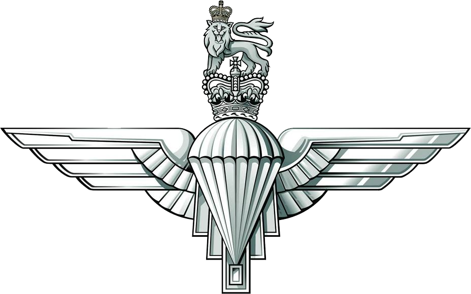 Offizielles Mützenabzeichen des britischen Parachute Regiment