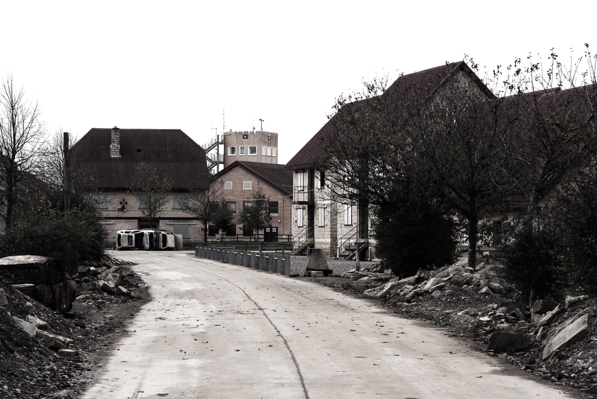 Copehill Down military training village auf Salisbury Plain