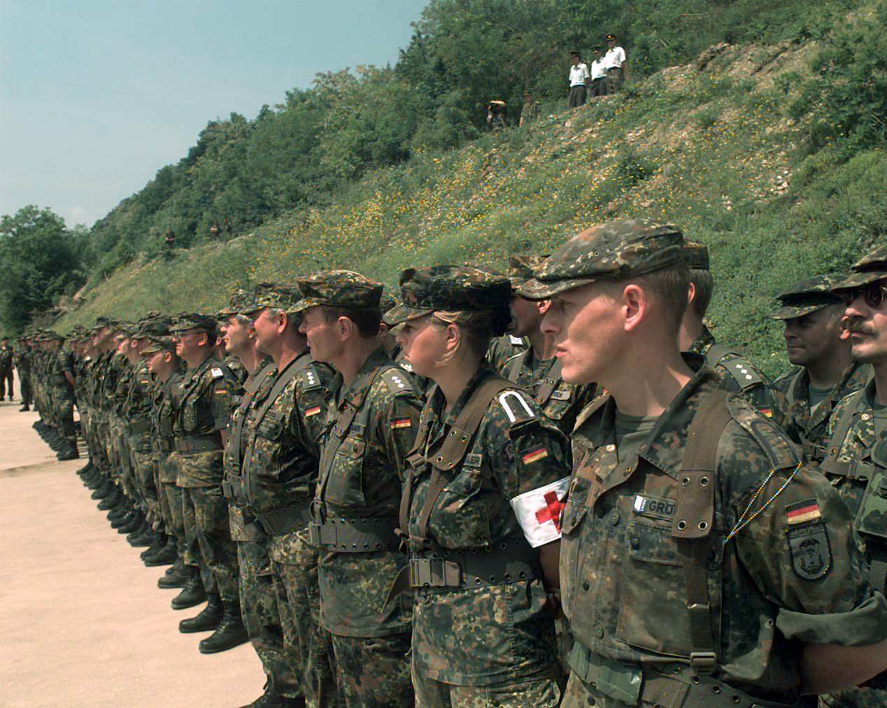 Deutsche IFOR-Soldaten bei Goražde 1996