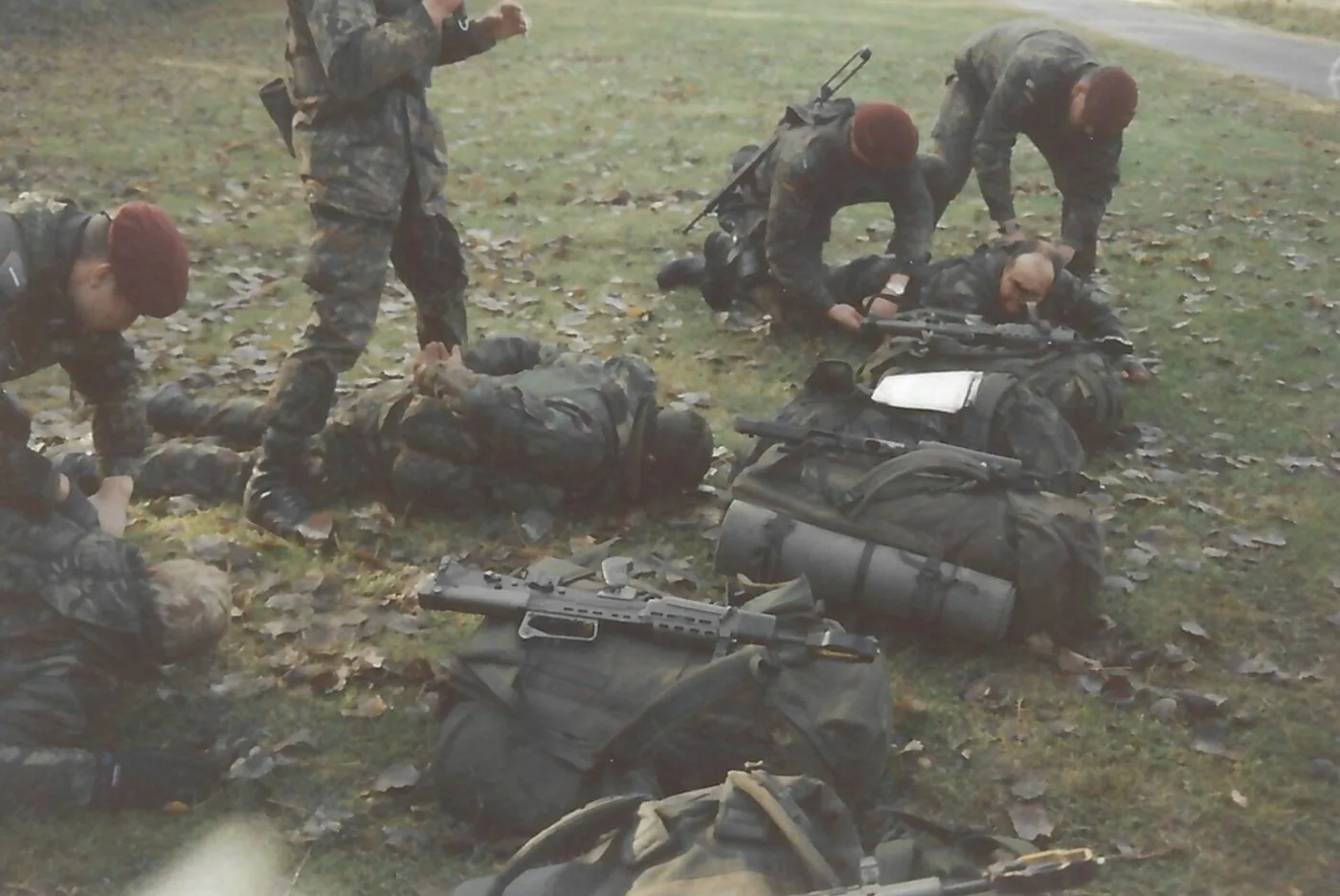 Historische Aufnahme des Jagdkommandos bei Schinderhannes 1994