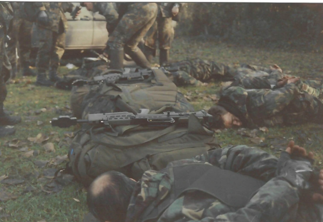 Historische Aufnahme nach einer Festsetzung bei Schinderhannes 1994